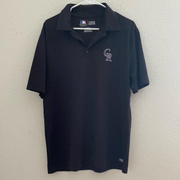 MLB Other - MLB TX3 Large Rockies Baseball Polo Shirt Men’s Large